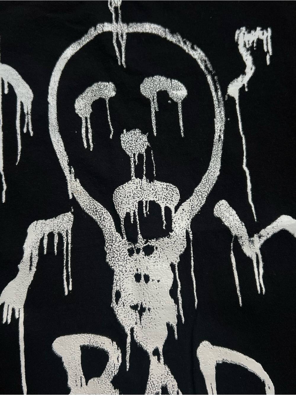 Rare CHITO x Bad Idea Graffiti Graphic T-Shirt Black Small - Picture 4 of 6